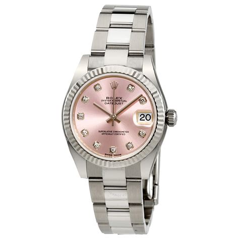 womens rolex with pink face|rolex lady datejust pink.